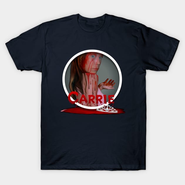 Carrie - Sissy Spacek T-Shirt by Zbornak Designs